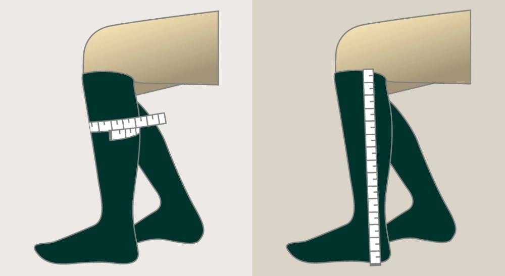 Dublin Tall Boot measurement diagram