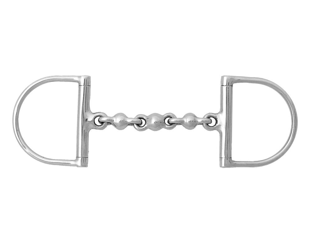 Stainless Steel Waterford Hunter Dee Ring Snaffle Bit